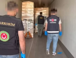 Edirne’de 150 Milyon Liralık Uyuşturucu Operasyonu
