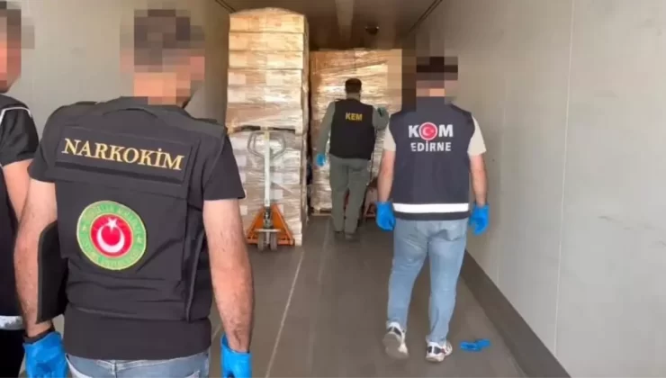 Edirne’de 150 Milyon Liralık Uyuşturucu Operasyonu