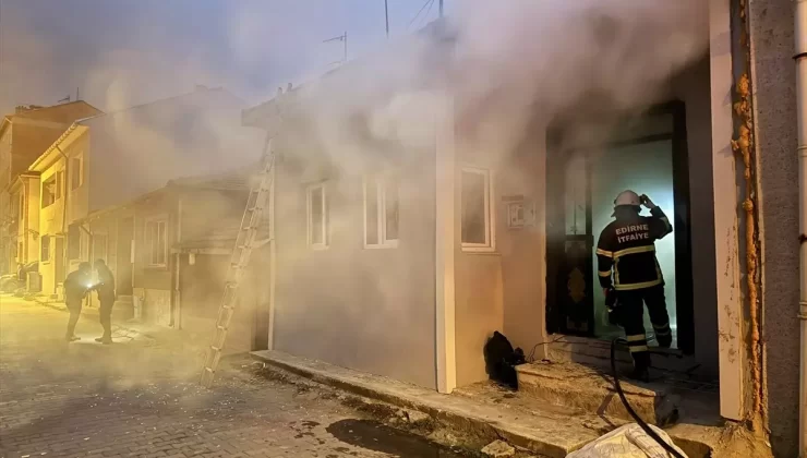 Edirne’de Aile Evi Ateşe Veren Şahıs Teslim Oldu
