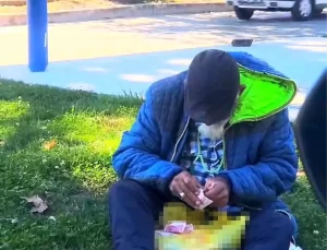 Edirne’de Dilenip Para Sayan Şahıs