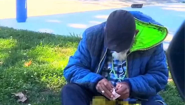 Edirne’de Dilenip Para Sayan Şahıs