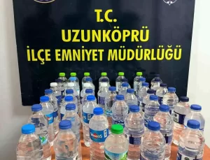 Edirne’de Kaçak Alkole Operasyon