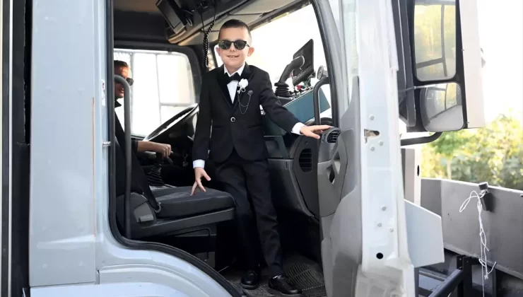 Edirne’de TOMA Sünnet Arabası Oldu