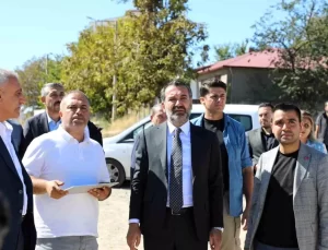 Elazığ Belediye Başkanı Şerifoğulları Hicret Mahallesi’nde İncelemelerde Bulundu