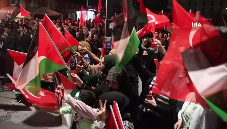 Elazığ’da Aksa Tufanı Diriliş Mitingi