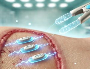 Elektrikle yaraları iyileştiren akıllı dikişler geliştirildi