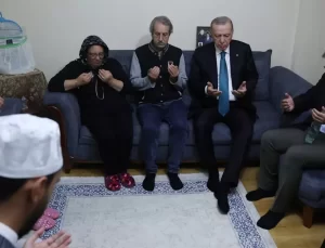 Erdoğan Betül’ün ailesini ziyaret etti