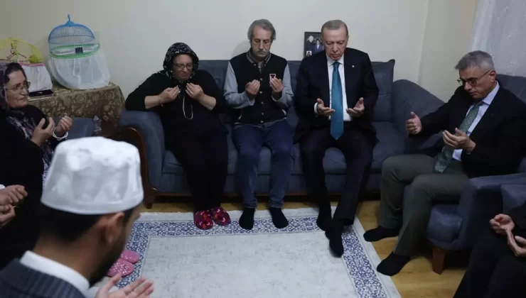 Erdoğan Betül’ün ailesini ziyaret etti