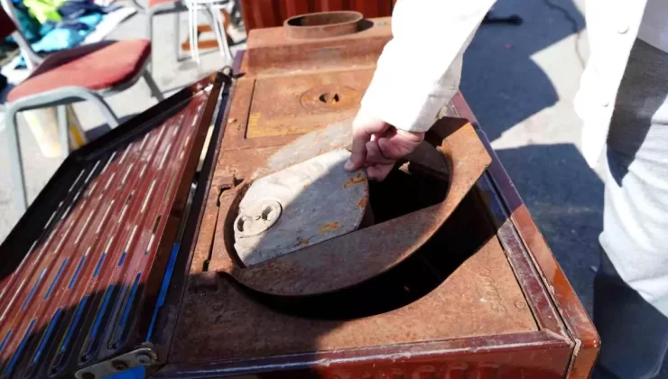 Erzincan’da Kış İçin İkinci El Sobalar Satışta