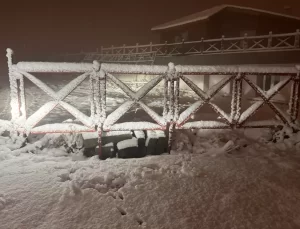 Erzurum ve Palandöken’de Kar Yağışı