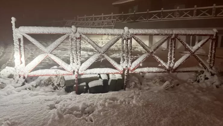 Erzurum ve Palandöken’de Kar Yağışı