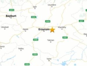 Erzurum’da deprem: 3,8 ile sallandı