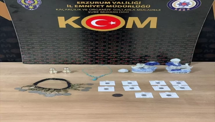 Erzurum’da Tarihi Eser Operasyonu