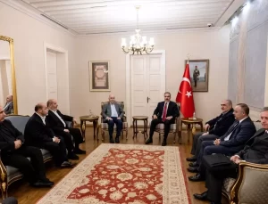 Fidan, Hamas Heyetiyle Görüştü