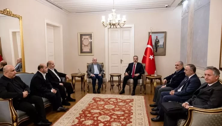 Fidan, Hamas Heyetiyle Görüştü