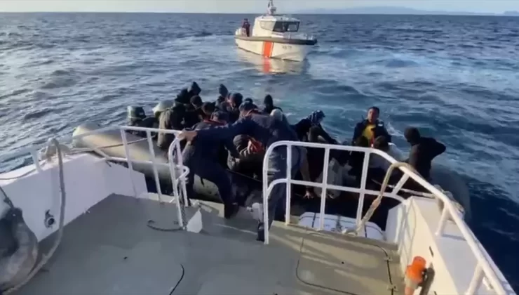 Foça’da 27 Düzensiz Göçmen Yakalandı