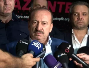 Gaziantep FK Başkanı Hakemlere Tepki Gösterdi