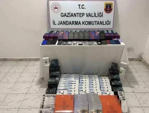 Gaziantep’te Kaçak Telefon Operasyonu