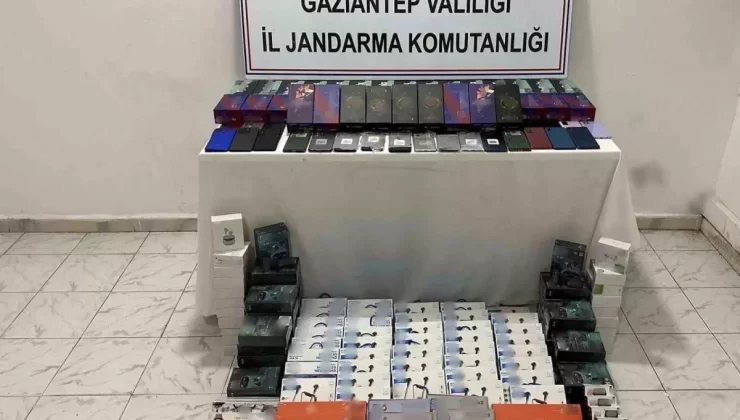 Gaziantep’te Kaçak Telefon Operasyonu