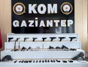 Gaziantep’te Silah Kaçakçılığı Operasyonu