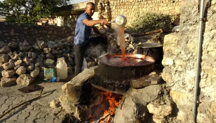 Gercüş’ün Organik Pekmezi Başladı