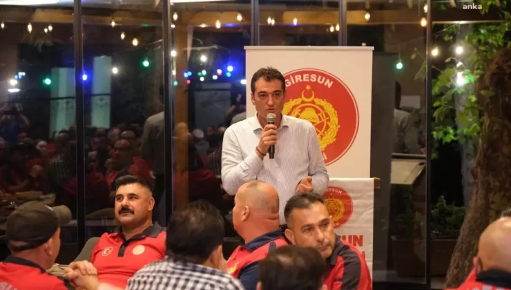 Giresun Belediye Başkanı Fuat Köse, İtfaiyecileri Onurlandırdı