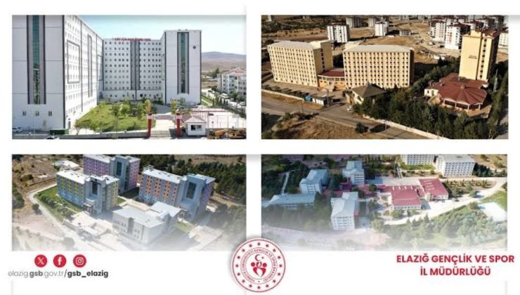GSB Elazığ’dan deprem sonrası açıklama: Yurtlarda olumsuzluk yok