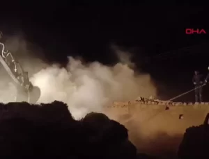 Gürpınar’da Yangın: 4 Bin Bağ Ot Küle Döndü