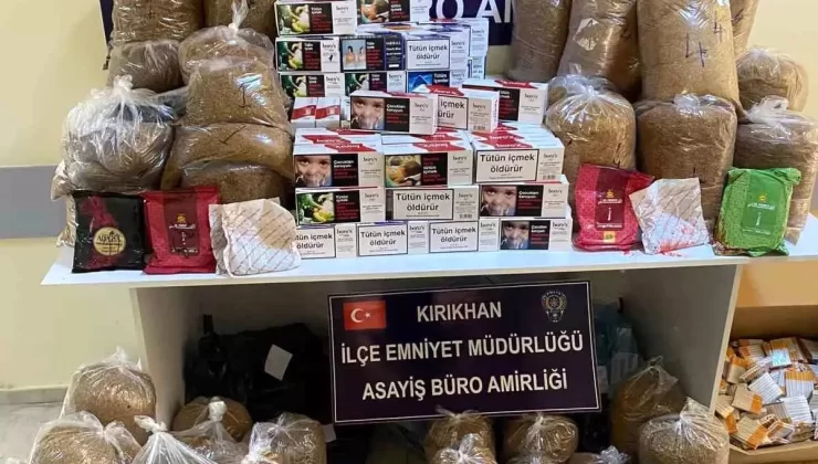 Hatay’da Kaçak Tütün Operasyonu