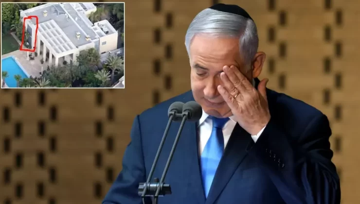 Hizbullah tarafından vurulan Netanyahu’nun evinin son hali