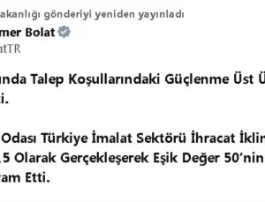 İhracat Talebindeki Güçlenme Devam Ediyor