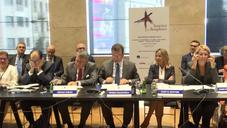 ‘Institut Du Bosphore’ Toplantısında Konuşan İmamoğlu: “Uluslararası Hukuk ve Adalet Mekanizmaları Her Topluma Eşit İşletilsin”