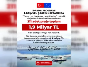 IPARD III ile 1,9 Milyar TL Hibe Desteği