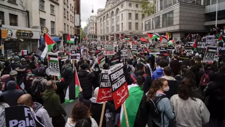 İsrail Saldırılarına Protestolar