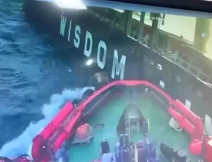 İstanbul Boğazı’nda Yük Gemileri Çarpıştı