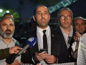 İstanbul’da Filistin İçin Protesto