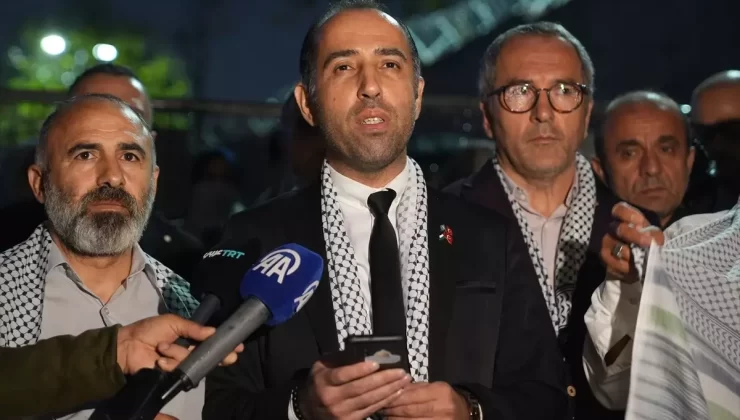 İstanbul’da Filistin İçin Protesto