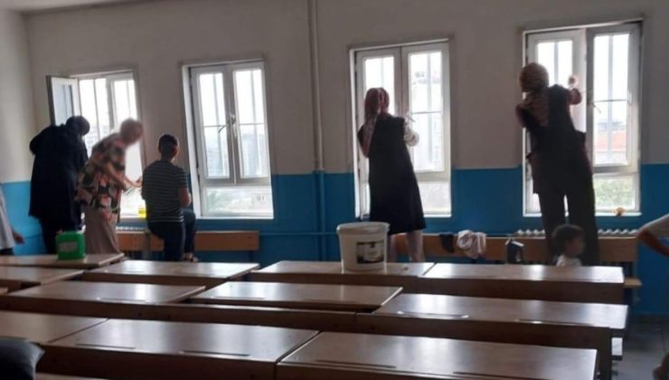 İstanbul’da ‘Okulu veliler temizliyor’ paylaşımındakilerin personel olduğu ortaya çıktı
