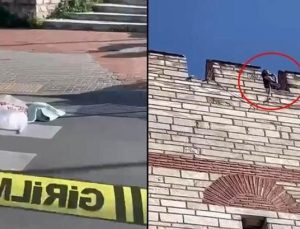 İstanbul’da vahşet: Kadının kafasını kesip surlardan atladı