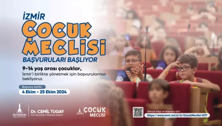 İzmir Çocuk Meclisi’nin Yeni Dönem Kayıtları Başladı