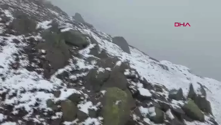 Kaçkar Dağı’na İlk Kar Düştü