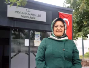 Kadın Muhtar Hacer Arık, Mahallesine Hizmette İkinci Dönemini Yaşıyor