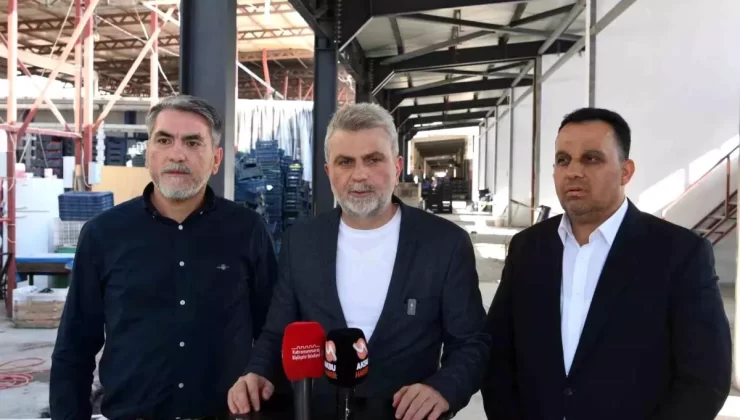 Kahramanmaraş’ta Sebze ve Meyve Halinin Yeniden İnşası Başlıyor
