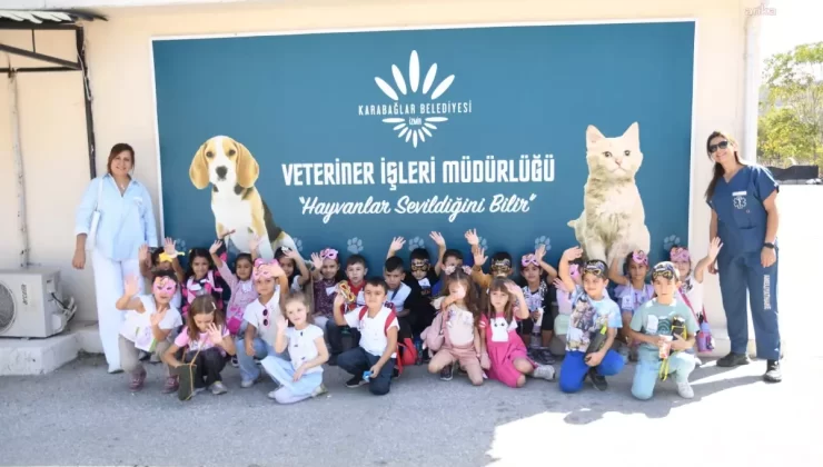 Karabağlar Belediye Başkanı’ndan Çocuklara Hayvan Sevgisi Eğitimi