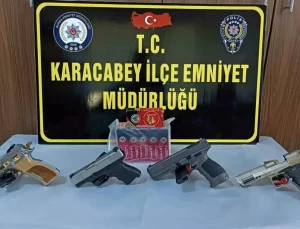 Karacabey’de Ruhsatsız Silah Operasyonu