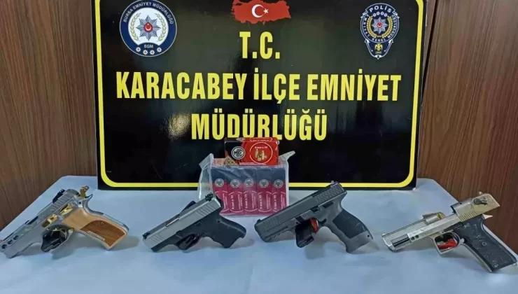Karacabey’de Ruhsatsız Silah Operasyonu