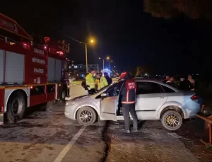 Karasu’da Trafik Kazası: 3 Yaralı