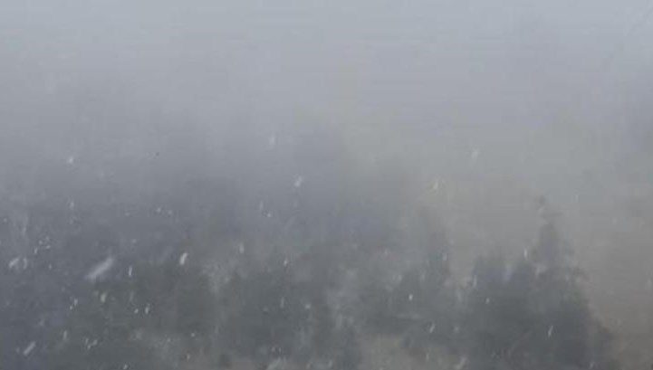 Kartalkaya’ya mevsimin ilk karı yağdı