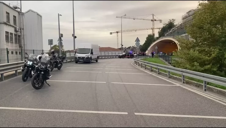 Kasımpaşa-Hasköy Tüneli’nde Polis Kazası
