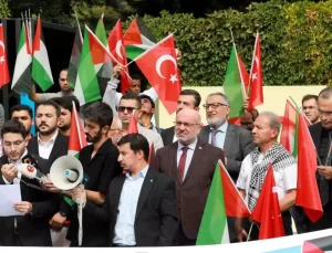 Kayseri’de Filistin’e Destek Yürüyüşü